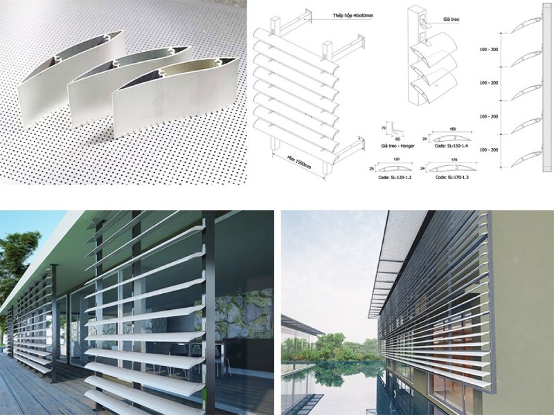 Lam nhôm lá liễu