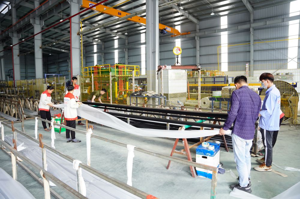 Nhà máy sx nhôm tản nhiệt tại miền Bắc