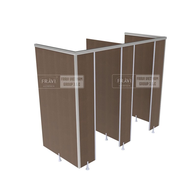nhôm hệ vách ngăn vệ sinh