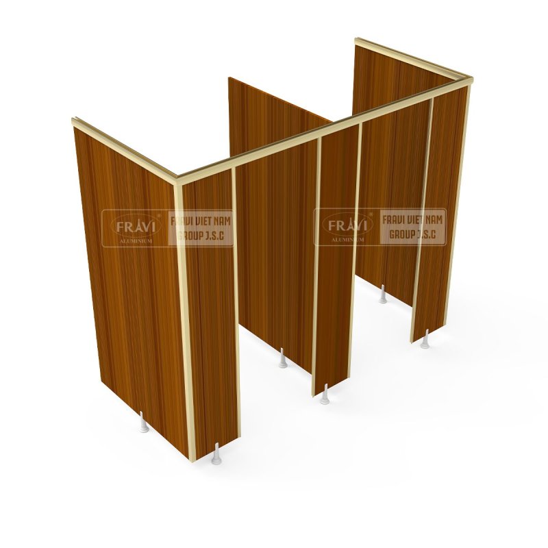 nhôm hệ vách ngăn vệ sinh