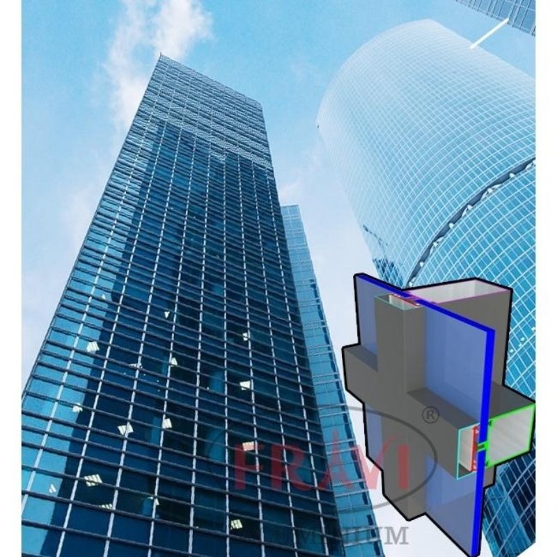 nhôm mặt dựng hệ 65