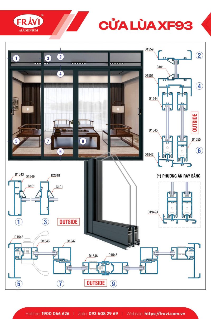 Phân phối nhôm nội thất