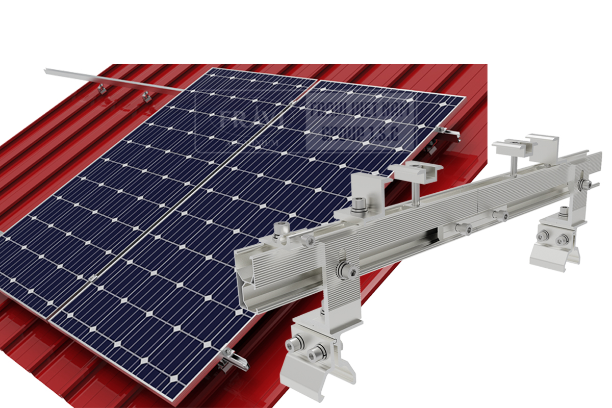 phụ kiện nhôm solar dùng để hỗ trợ việc lắp đặt và cố định hệ thống điện mặt trời phụ kiện nhôm solar