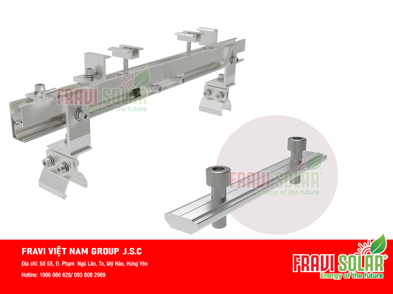 cách lắp đặt thanh rail chuẩn thanh nối rail solar