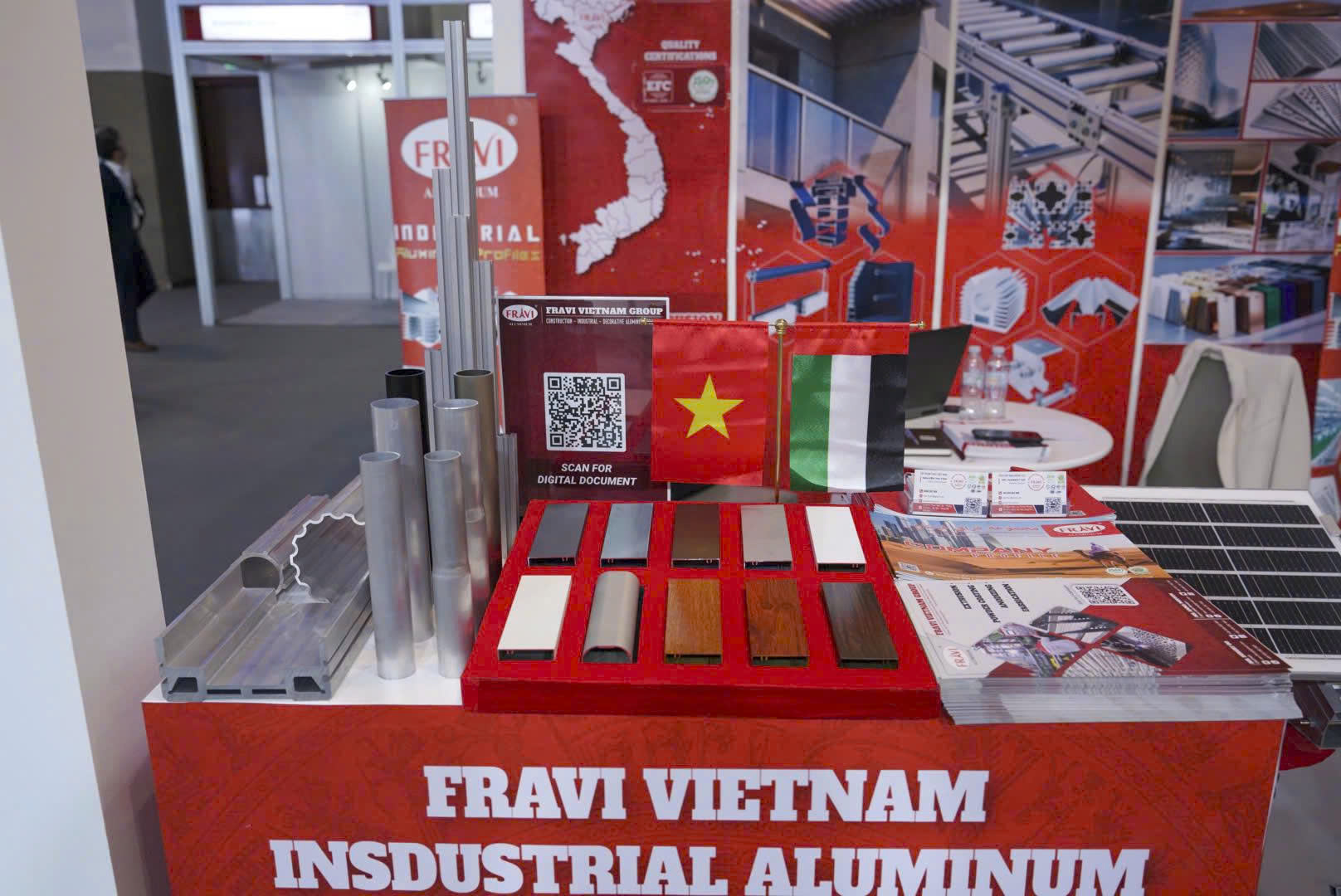 Sản phẩm nhôm Fravi chất lượng cao sẵn sàng chinh phục thị trường quốc tế.