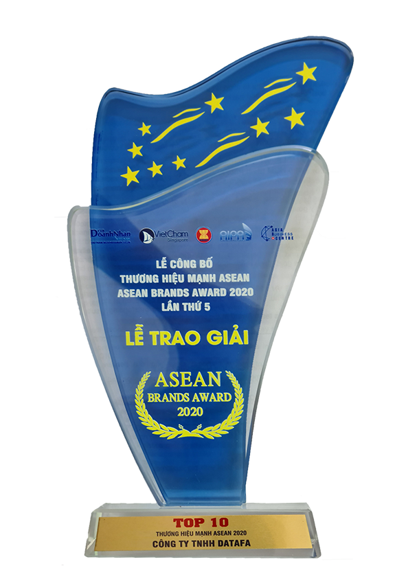DATAFA vinh dự nhận cúp Top 10 Thương hiệu mạnh ASEAN BRAND AWARD 2020