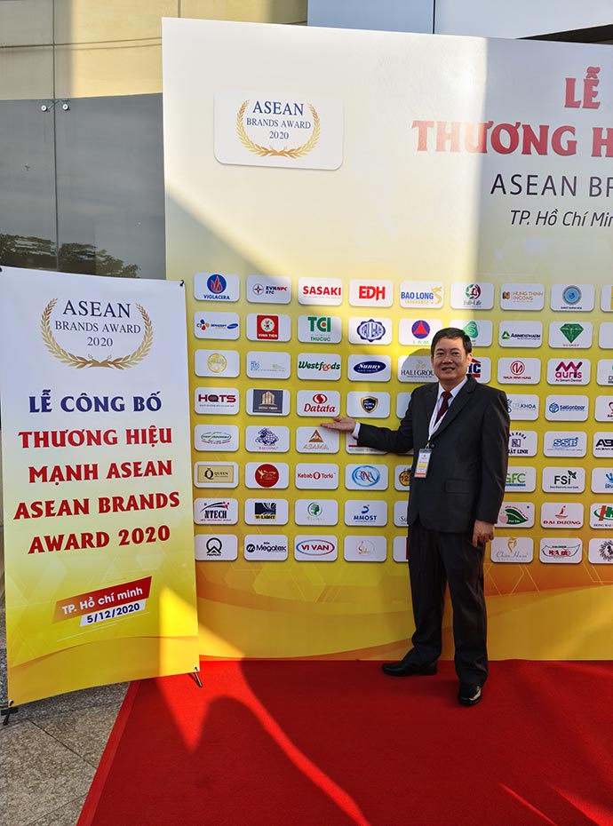 Ông Phạm Thành Danh tại lễ công bố Top 10 Thương hiệu mạnh ASIAN BRAND AWARD 2020