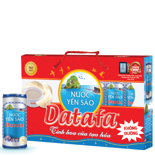 Nước Yến Sào DATAFA được chứng nhận an toàn về tiêu chuẩn về chất lượng, tiêu chuẩn về hệ thống quản lý tiên tiến về môi trường: ISO, HACCP và HALAL