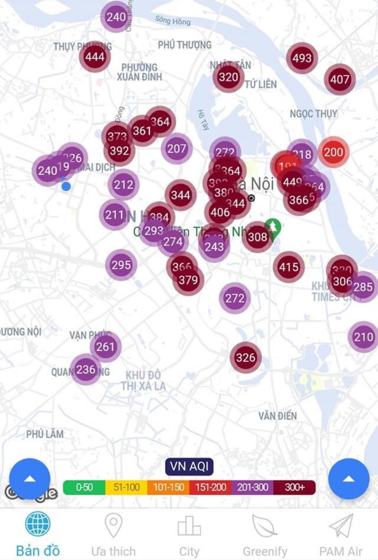 Chất lượng không khí Hà Nội