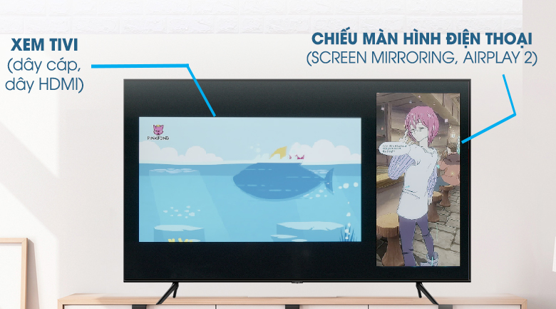 Tính năng MultiView Samsung Smart QLED Tivi 4K 43 inch QA43Q60T