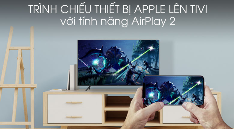 AirPlay 2 - Smart Tivi QLED Samsung 4K 43 inch QA43Q60T