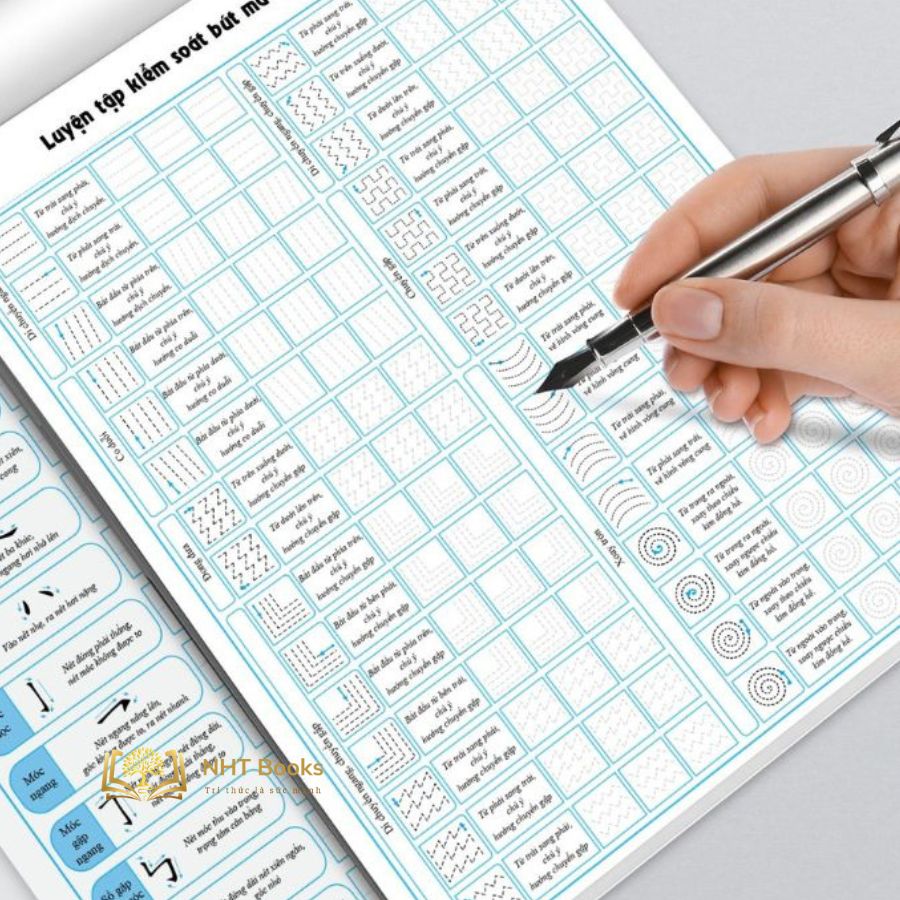 luyện kiểm soát nét bút