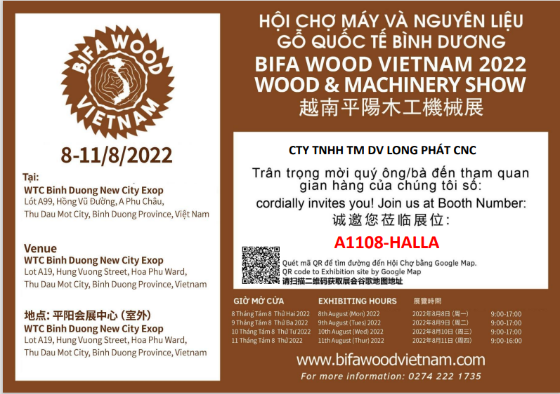 THƯ MỜI TRIỂN LÃM BIFA WOOD 2022 THƯ MỜI TRIỂN LÃM BIFA WOOD 2022