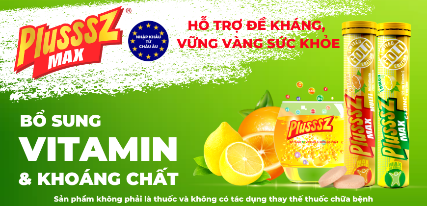 vitamin c & kẽm tăng đề kháng