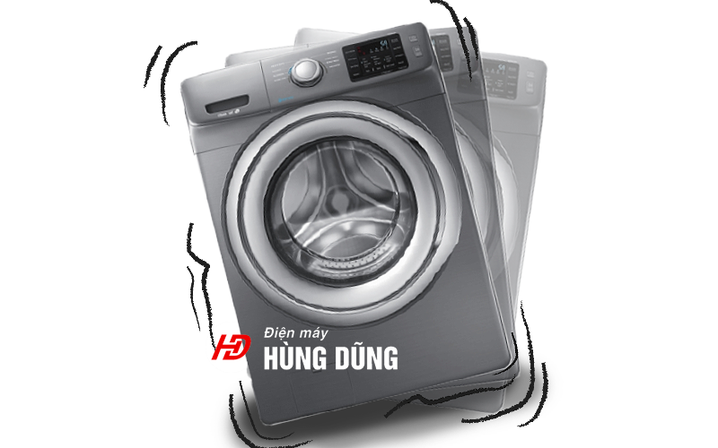 máy giặt bị rung lắc mạnh và kêu to