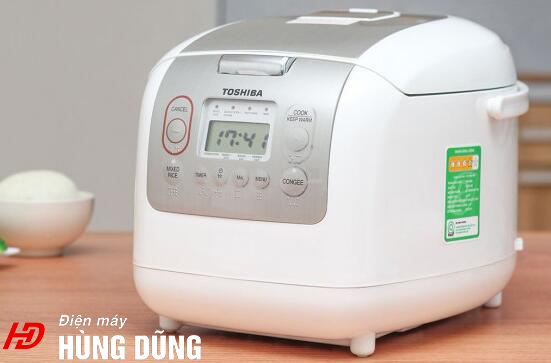 Nồi cơm điện Toshiba có thiết kế sang trọng và hiện đại