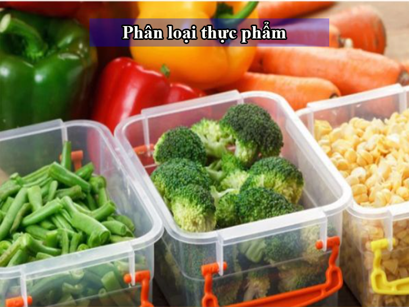 Phân loại thực phẩm bảo quản
