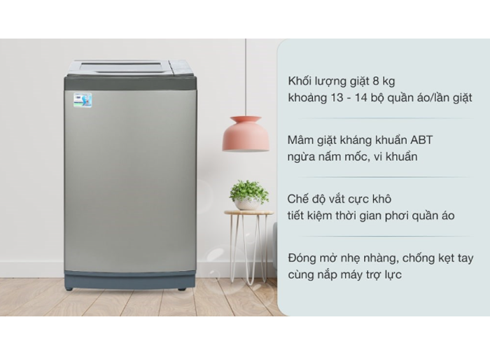 ưu điểm của máy gịặt cửa trên