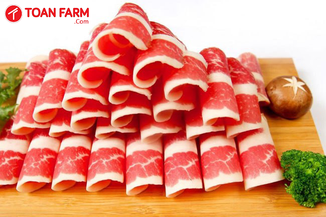 Thịt ba rọi bò Mỹ khi chế biến có vị ngọt và mềm