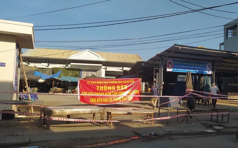 Đà Nẵng dừng hoạt động chợ Hoà Khánh Nam ngày 8-5