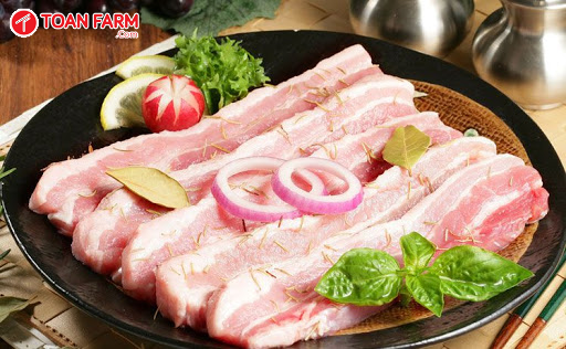 Thịt ba chỉ heo ngon nhập khẩu uy tín chỉ có tại Toàn Farm