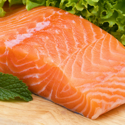 Cá hồi tươi có màu cam tươi rất đẹp