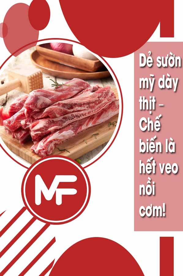 Dẻ sườn heo đặc biệt thích hợp cho những bữa tiệc nướng