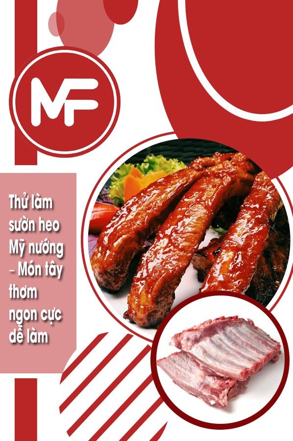 Sườn heo Mỹ giá tốt chỉ có tại Toàn Farm