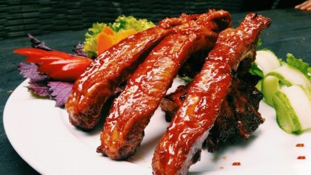 Sườn heo Mỹ nướng món ngon hấp dẫn cho cả gia đình