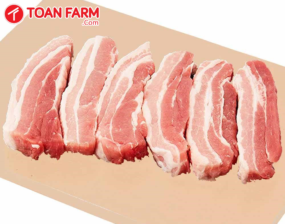 Thịt ba chỉ nhập khẩu tươi ngon - món ăn bổ dưỡng cho cả gia đình