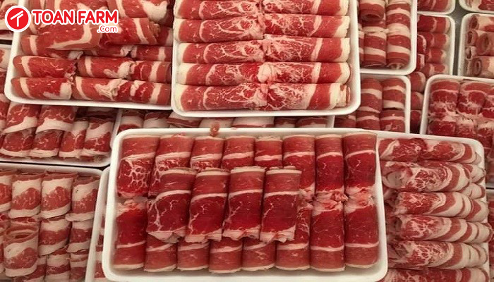 Thịt bò ba chỉ Úc tươi ngon tại Toàn Farm