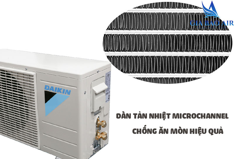 Máy lạnh daikin 1.5hp ftf35uv1v với dàn nóng microchannel