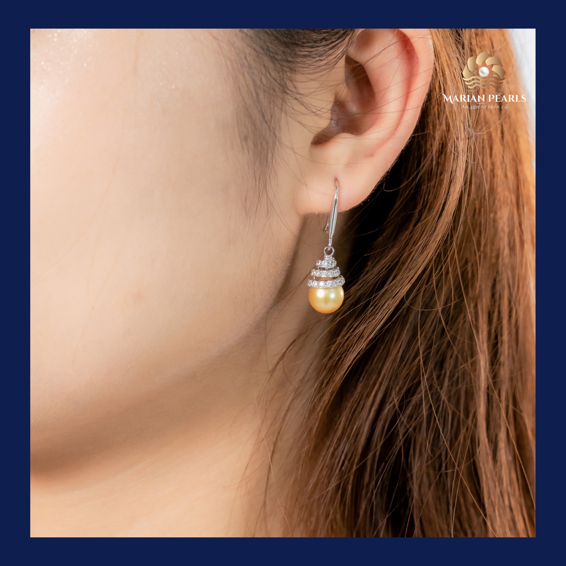 Bông Tai Ngọc Trai Vàng – Vẻ Đẹp Vĩnh Cửu Của Thời Gian