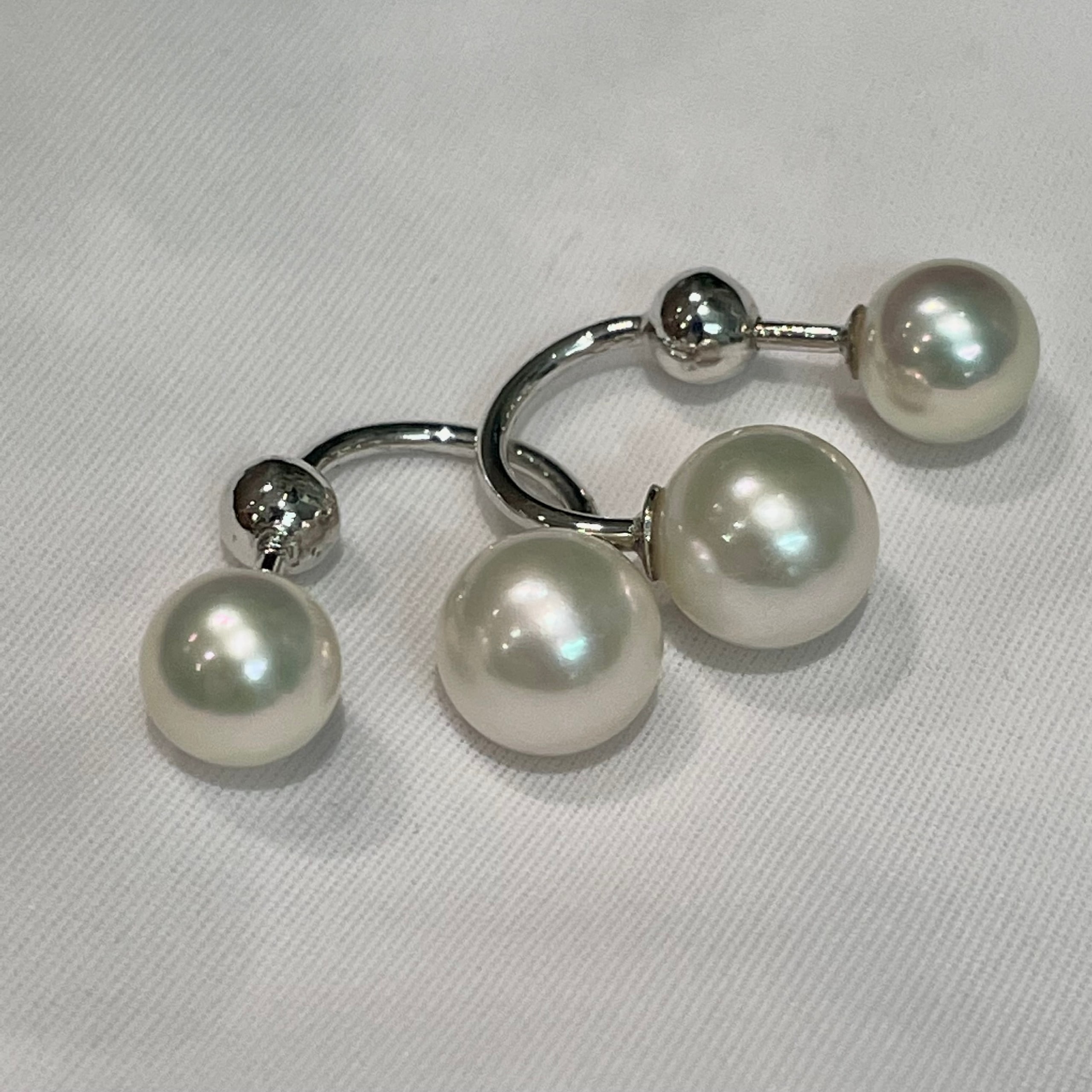 Bông tai Ngọc trai Akoya kiểu dáng Dior