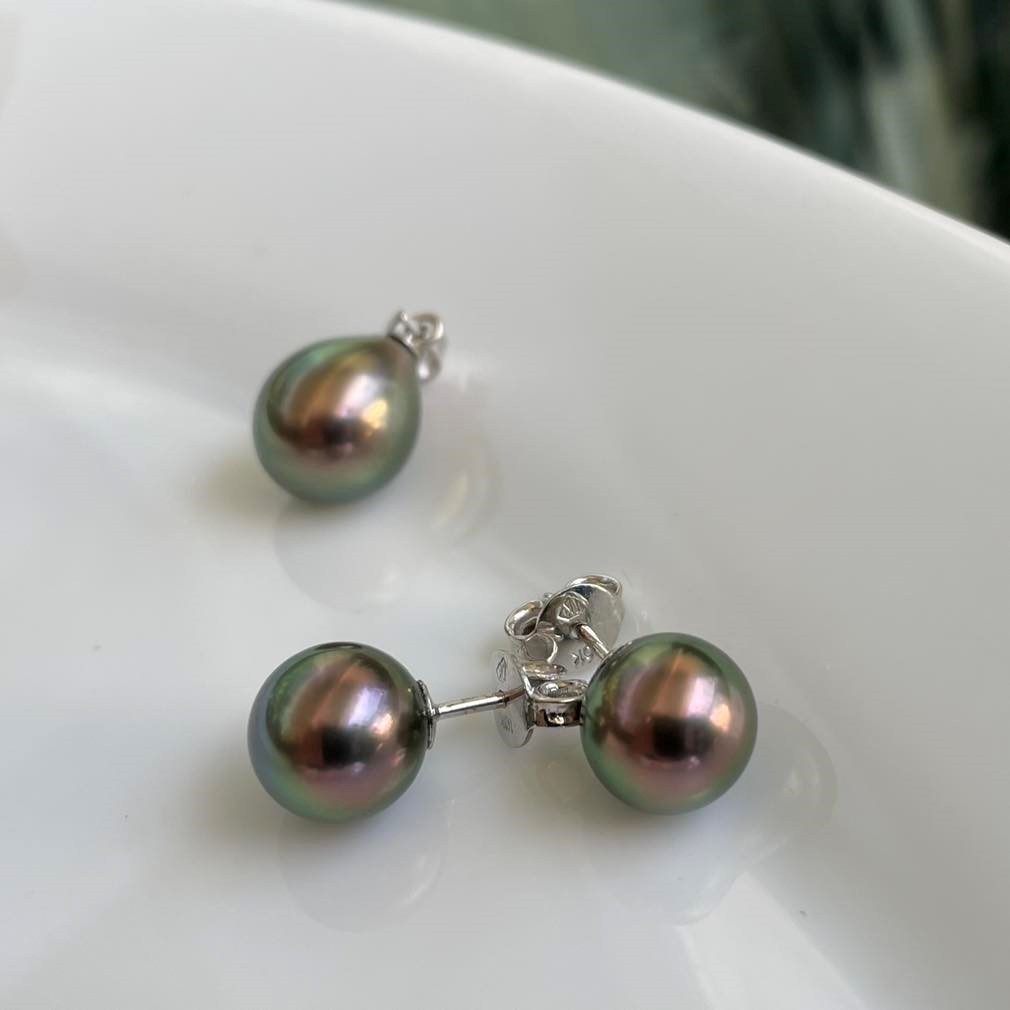 Bông tai ngọc trai Tahiti