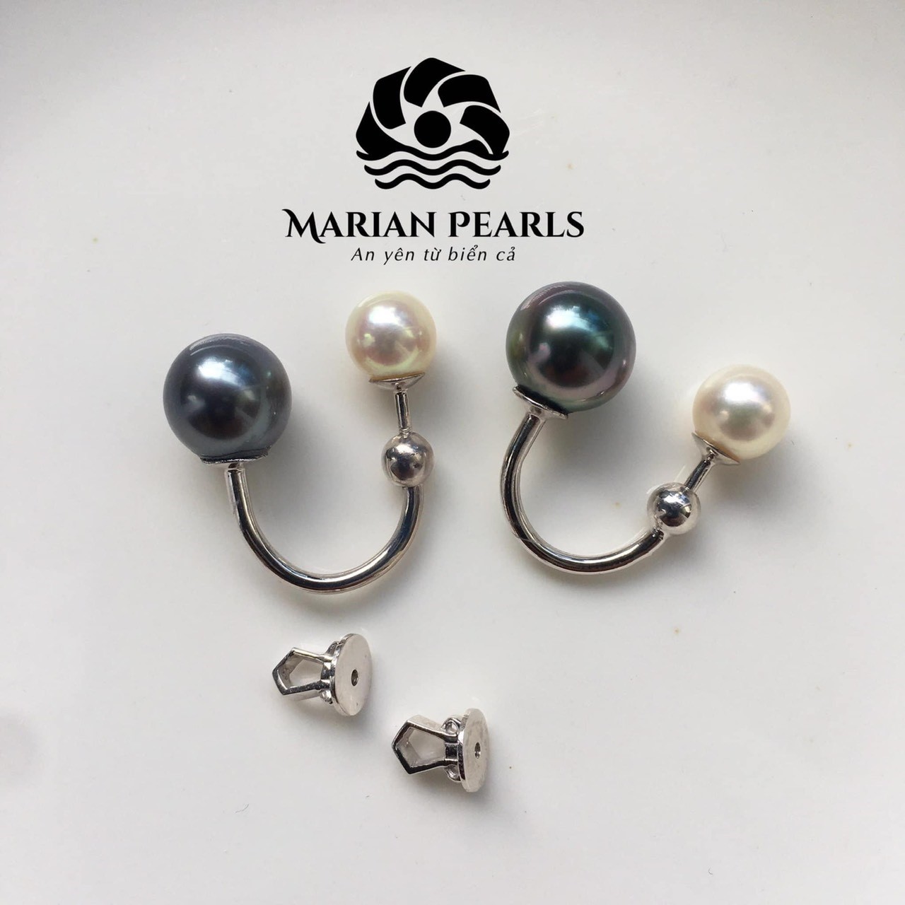 Bông tai Ngọc trai Tahiti