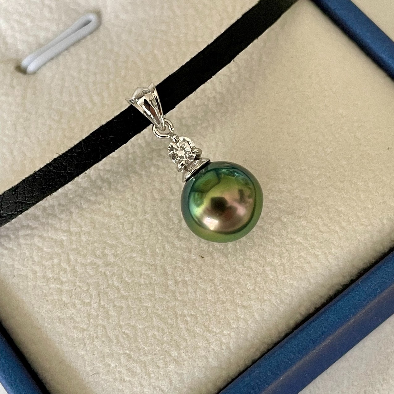 Choker ngọc trai Tahiti đơn giản