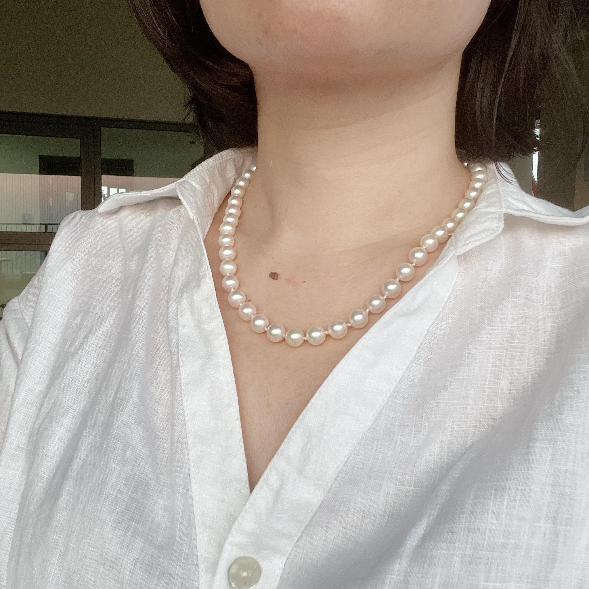 Chuỗi vòng cổ ngọc trai Akoya với vẻ đẹp thanh lịch