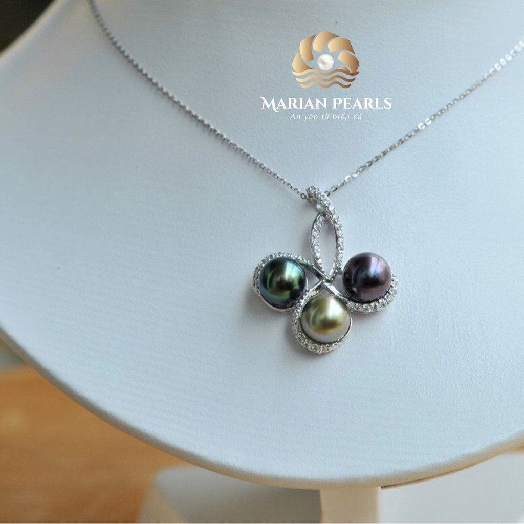 Dây chuyền kết hợp các loại Ngọc trai tự nhiên
