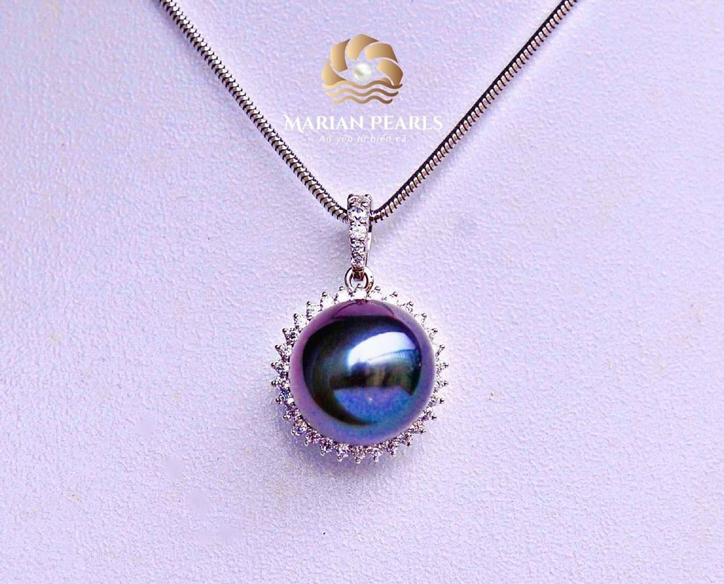 Dây chuyền mặt Ngọc trai Tahiti tinh tế