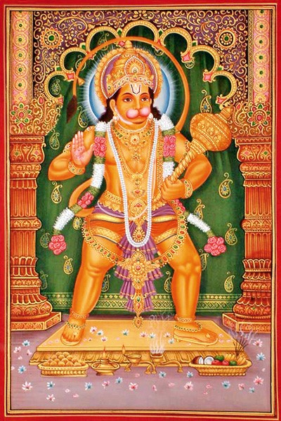 Hình ảnh vị thần Hanuman trong truyền thuyết