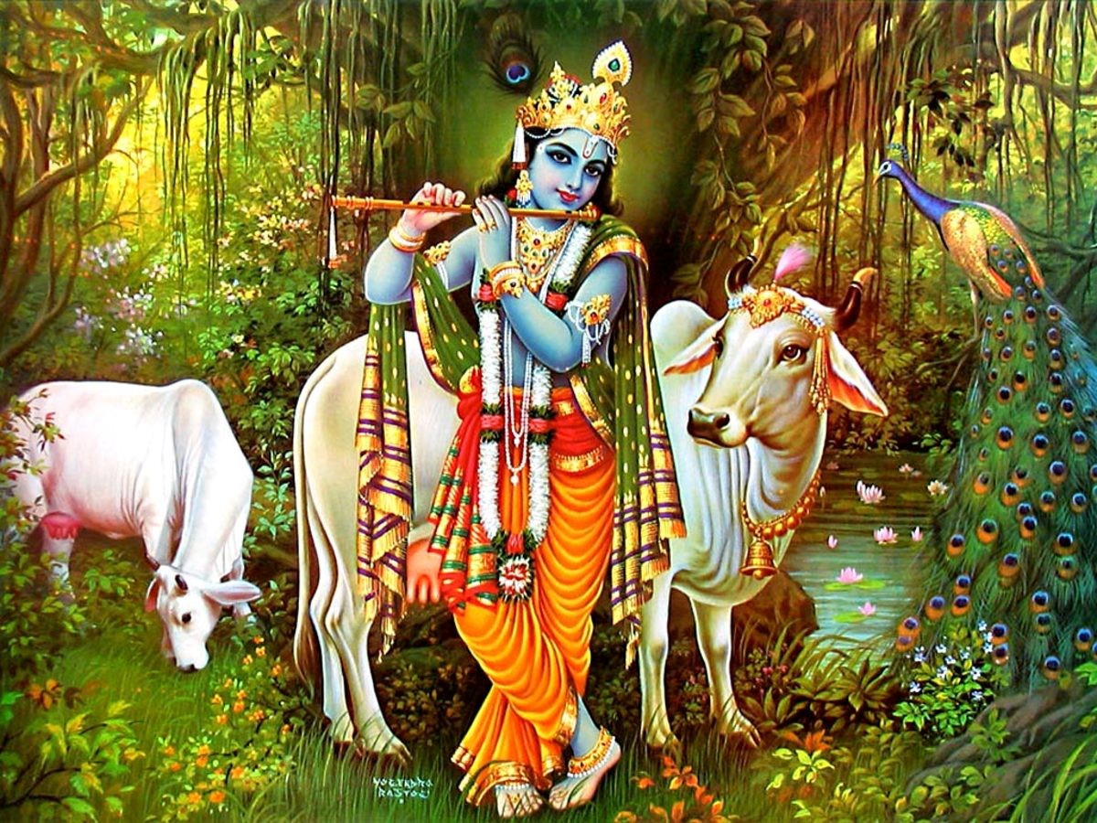 Hình ảnh vị thần Krishna trong truyền thuyết