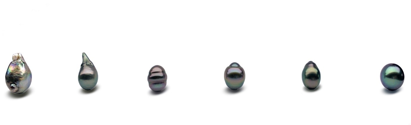 Hình dạng của ngọc trai Tahiti