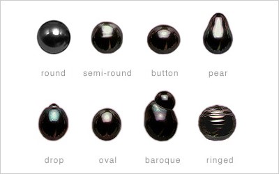 Hình dạng đa dang của Ngọc trai Tahiti