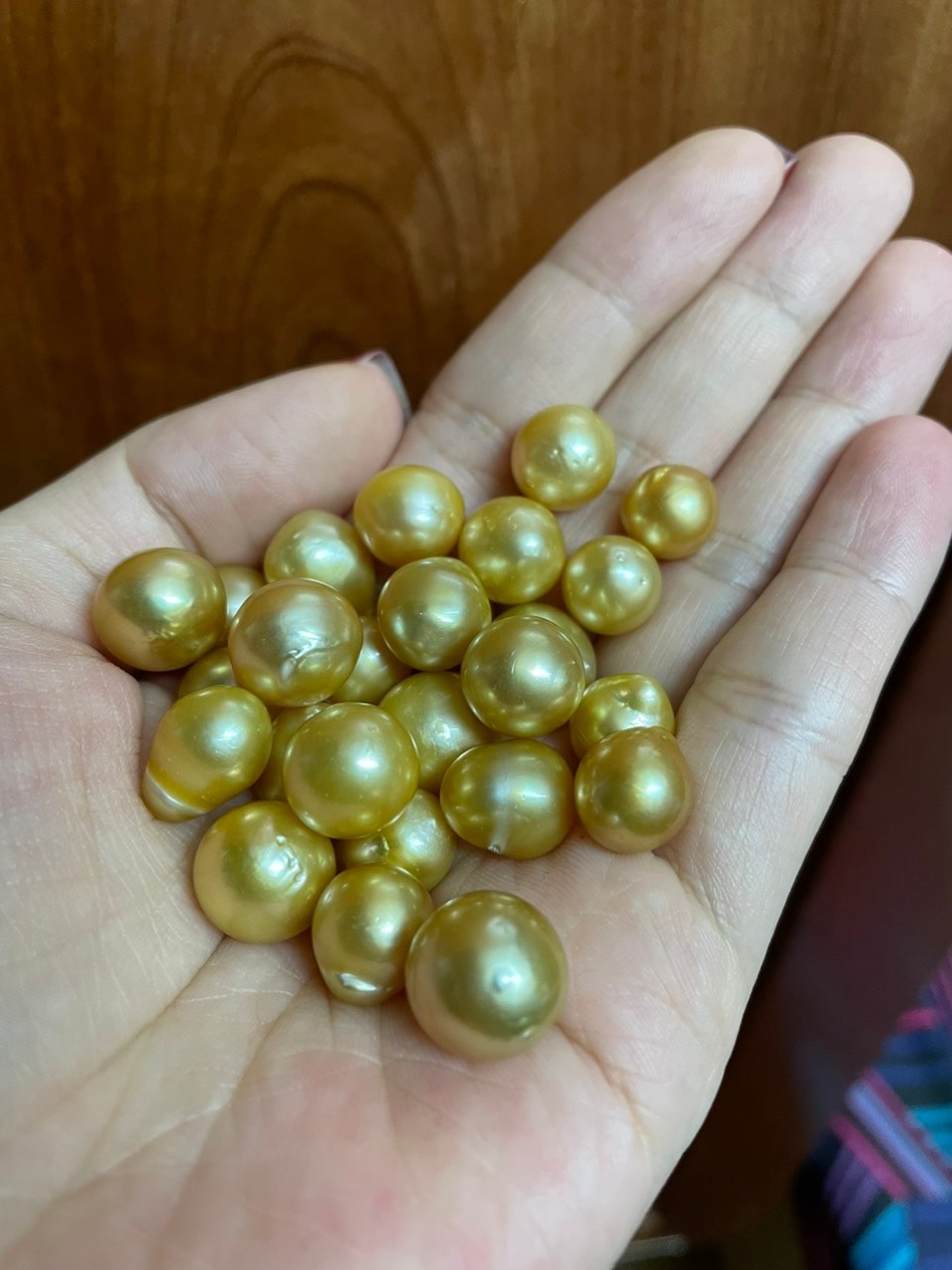 Ngọc Trai Baroque Southsea Úc vàng