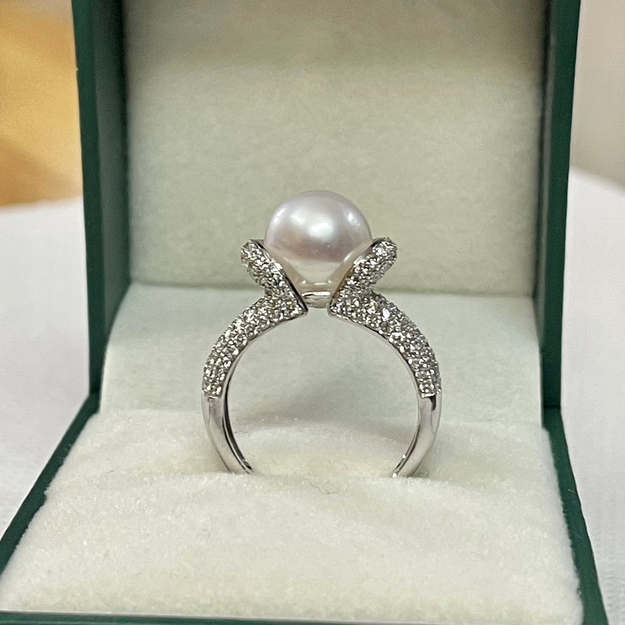 Nhẫn Ngọc trai Akoya thương hiệu Marian Pearls