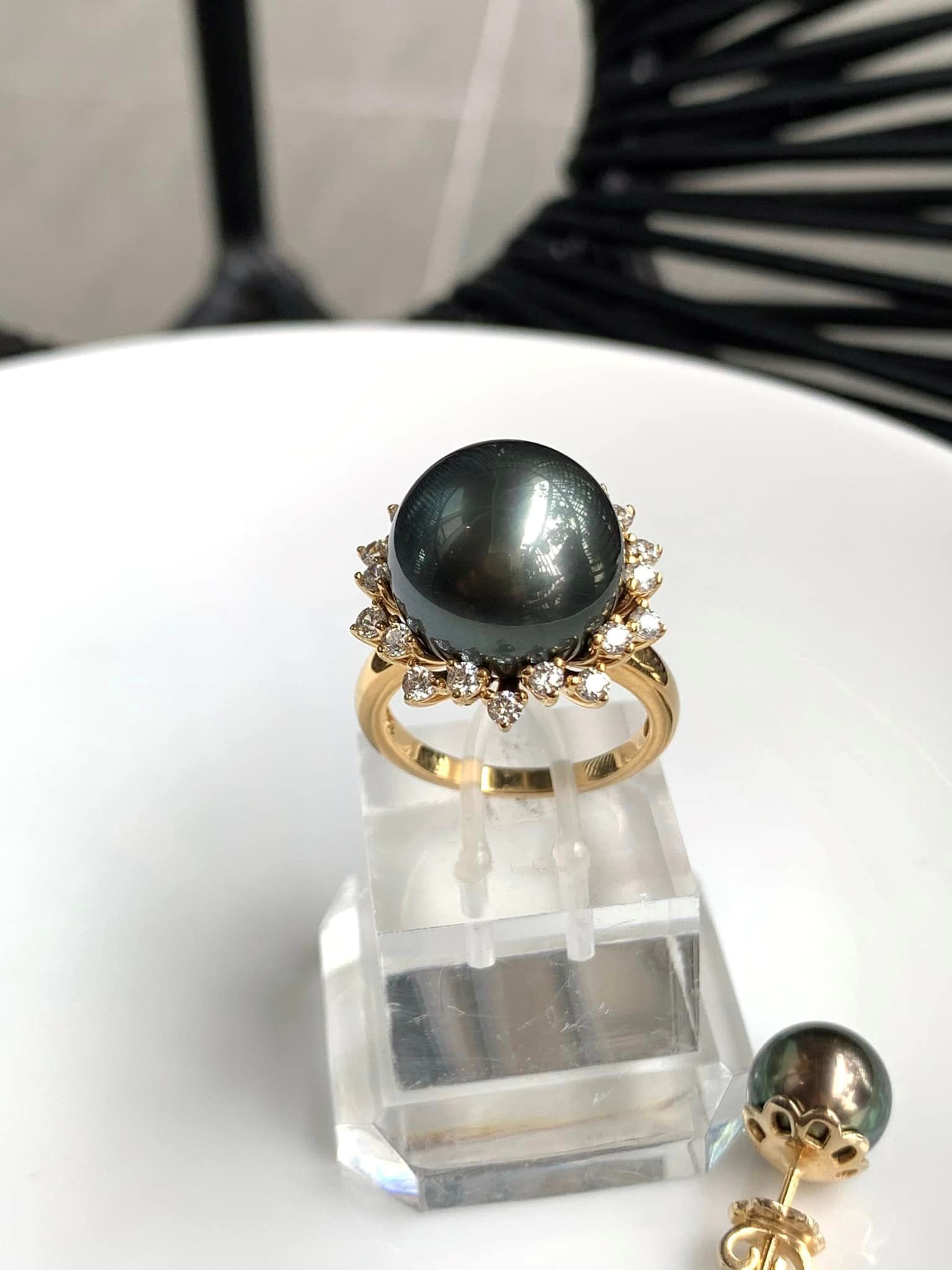 Nhẫn ngọc trai Tahiti