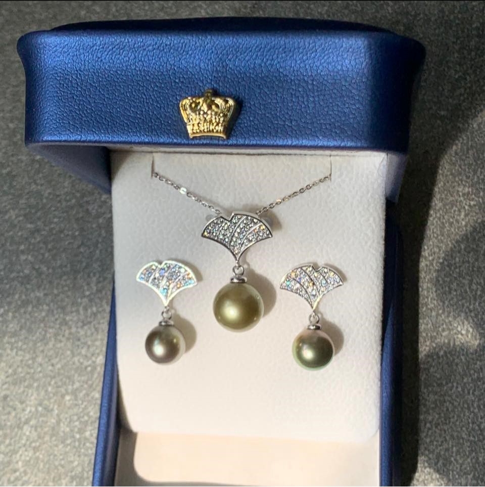 Set trang sức ngọc trai Tahiti