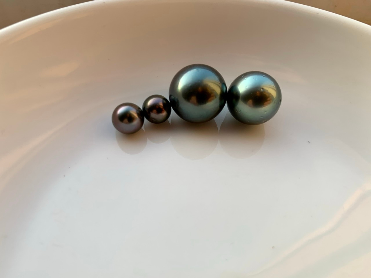 Các kích cỡ của ngọc trai Tahiti