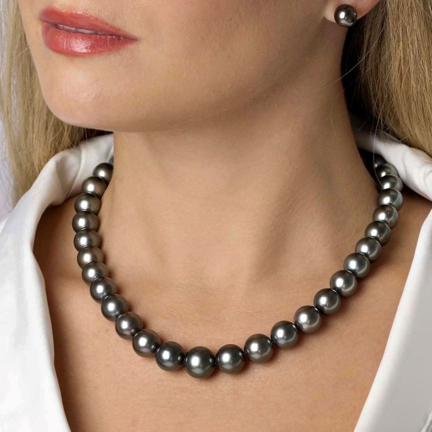 Vòng cổ Ngọc trai Tahiti